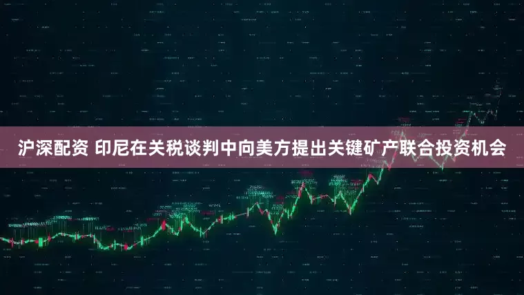沪深配资 印尼在关税谈判中向美方提出关键矿产联合投资机会