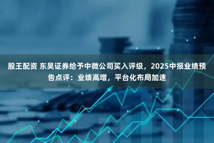 股王配资 东吴证券给予中微公司买入评级，2025中报业绩预告点评：业绩高增，平台化布局加速