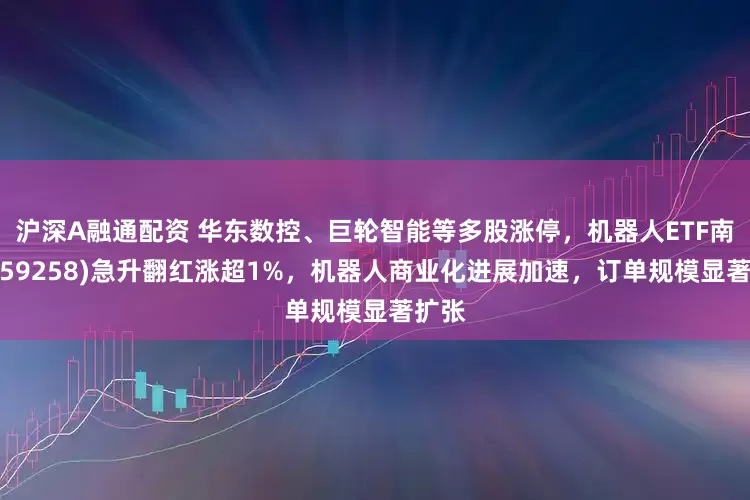 沪深A融通配资 华东数控、巨轮智能等多股涨停,机器人ETF南方(159258)急升翻红涨超1%,机器人商业化进展加速,订单规模显著扩张